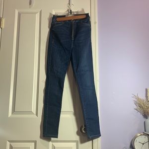 Dark wash skinny jean from Garage